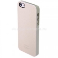 Чехол на заднюю крышку iPhone 5 / 5S Laro Back Safe Cover - White, цвет светло-бежевый (LR11212)