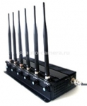 Подавитель GSM, 4G, 3G, Wi-Fi сигнала 800T-4G в кейсе (радиус действия до 50 метров)