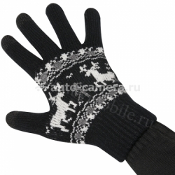 Акриловые перчатки для сенсорных экранов Nord Deer размер M, цвет black