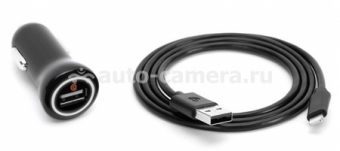 Автомобильное зарядное устройство для iPhone 5, iPad 4 и iPad mini Griffin PowerJolt Lightning 2,1А, цвет black (GC37403)