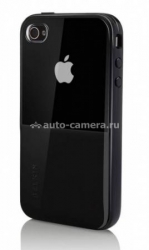 Чехол на заднюю крышку iPhone 4 Belkin Shield Eclipse, цвет черный жемчуг (F8Z621cw154)