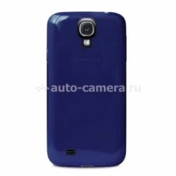 Чехол на заднюю крышку Samsung Galaxy S4 (i9500) PURO Crystal Cover, цвет blue (SGS4CRYBLUE)