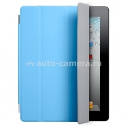Оригинальный полиуретановый чехол для iPad 3 и iPad 4 Smart Cover Polyurethane, цвет Blue