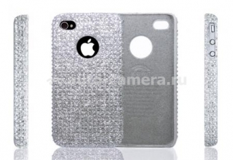 Пластиковый чехол для iPhone 4/4S iCover Korean Crystal, цвет White (IP4-K8-W)